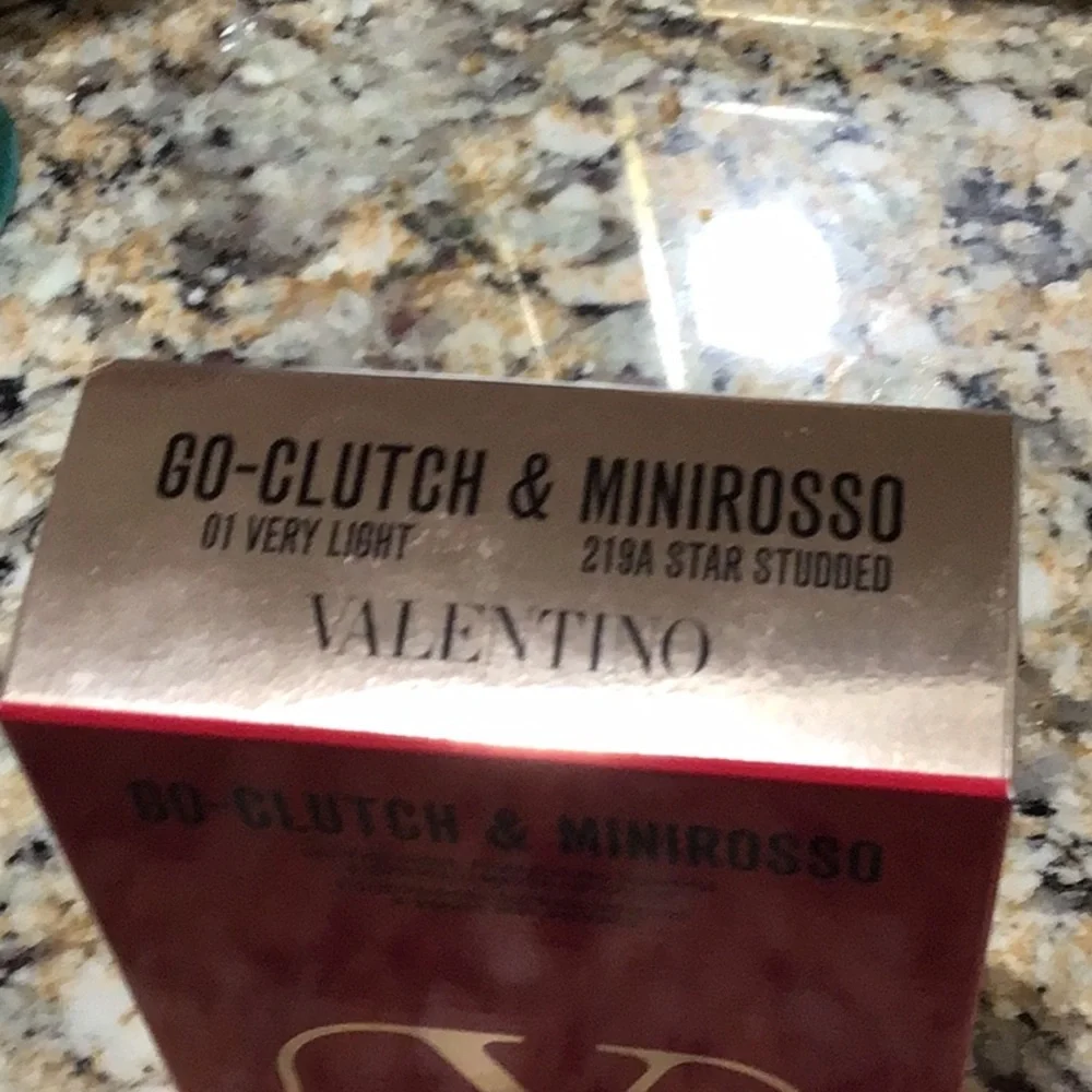 New in box ~ Valentino Go-Clutch Compact Powder with Lipstick. NEW $235